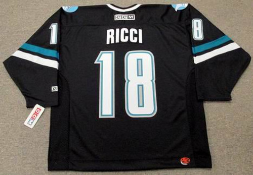 MIKE RICCI San Jose Sharks 2003 CCM Throwback Alternate NHL Jersey