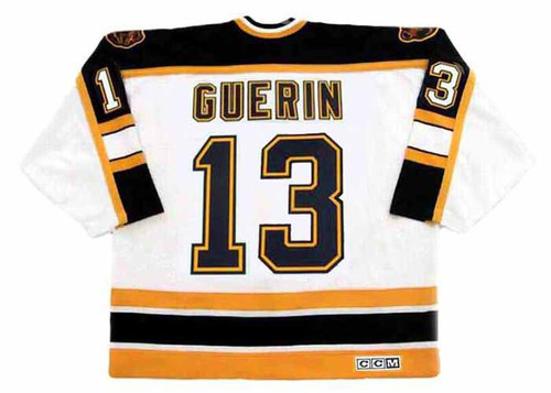 BILL GUERIN 2001 Home CCM NHL Throwback Boston Bruins Jerseys - BACK