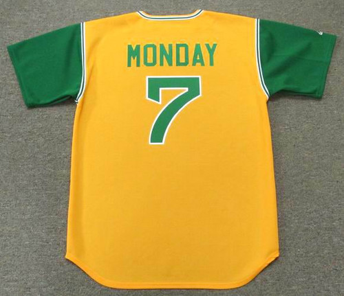 RICK MONDAY Oakland Athletics 1969 Majestic Cooperstown Throwback Jersey