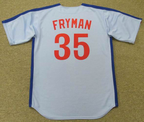 WOODIE FRYMAN Montreal Expos 1981 Majestic Cooperstown Away Baseball Jersey