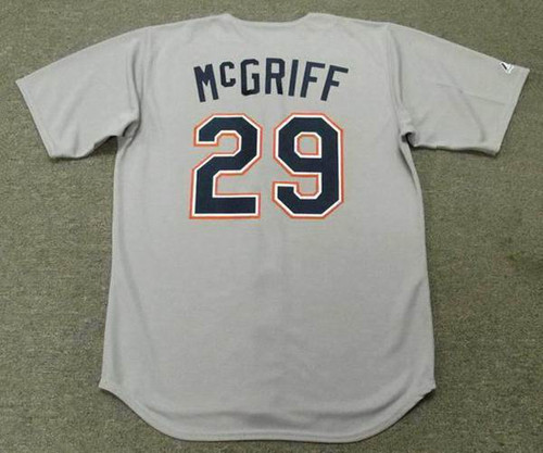 FRED McGRIFF San Diego Padres 1992 Away Majestic Baseball Throwback Jersey - BACK