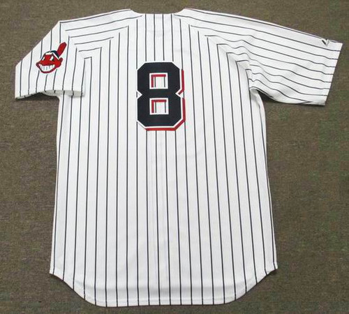 RAY FOSSE Cleveland Indians 1970 Home Majestic Baseball Throwback Jersey