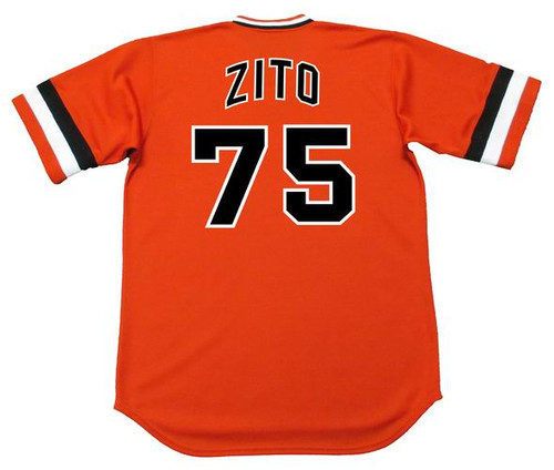 BARRY ZITO San Francisco Giants 1970's Majestic Cooperstown Baseball Jersey