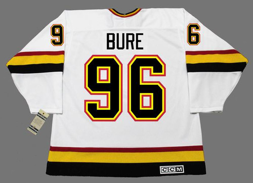 PAVEL BURE Vancouver Canucks 1996 CCM Vintage Home NHL Hockey Jersey - BACK