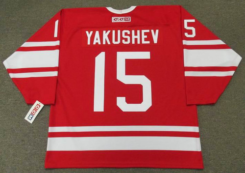 ALEXANDER YAKUSHEV USSR 1972 CCM Vintage Throwback Hockey Jersey