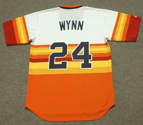 Jimmy Wynn Signed Houston Colt .45s Throwback Jersey (TriStar Hologram)