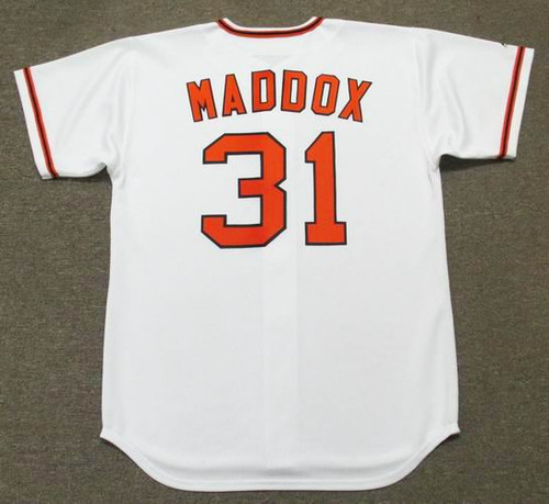 GARRY MADDOX San Francisco Giants 1973 Majestic Cooperstown Home Baseball Jersey