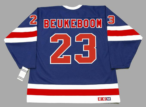 New York Rangers Jeff Beukeboom Green Salute to Service Jersey