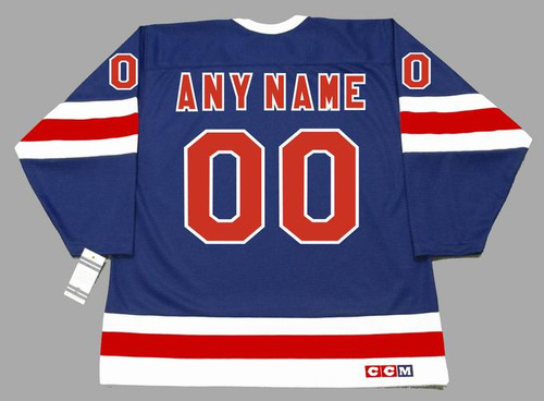 Brian Leetch 1991 New York Rangers Vintage Throwback NHL Hockey Jersey