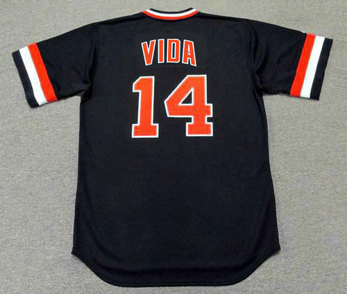 VIDA BLUE San Francisco Giants 1978 Away Majestic Throwback Baseball Jersey - BACK