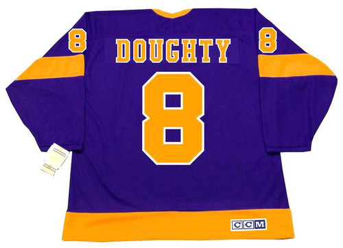 DREW DOUGHTY Los Angeles Kings 1970's CCM Vintage Throwback NHL Hockey Jersey