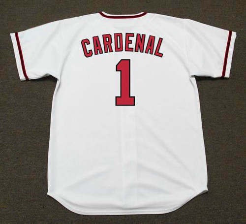 JOSE CARDENAL California Angels 1960's Majestic Cooperstown Home Baseball Jersey