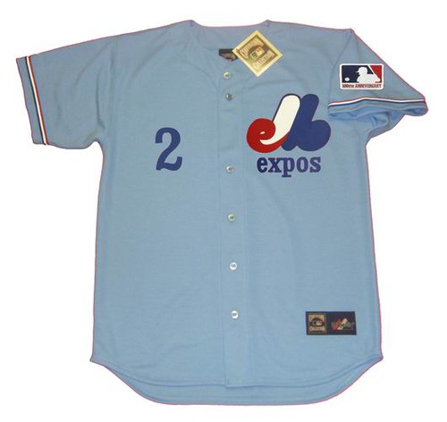 JOHN BATEMAN Montreal Expos 1969 Majestic Cooperstown Away Baseball Jersey