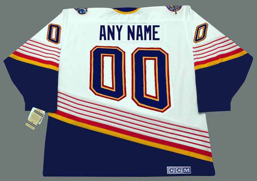 ST. LOUIS BLUES 1990's Home CCM Vintage Throwback Jersey Customized "Any Name & Number(s)" - BACK