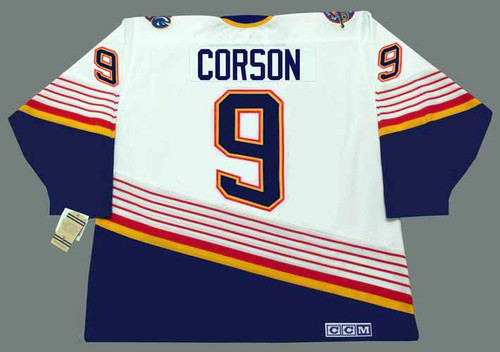 SHAYNE CORSON St. Louis Blues 1996 Home CCM NHL Vintage Throwback Jersey - BACK