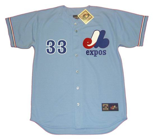 RON HUNT Montreal Expos 1973 Majestic Cooperstown Away Baseball Jersey