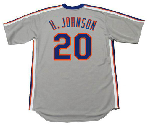 HOWARD JOHNSON | New York Mets 1986 Majestic Throwback Baseball Jersey