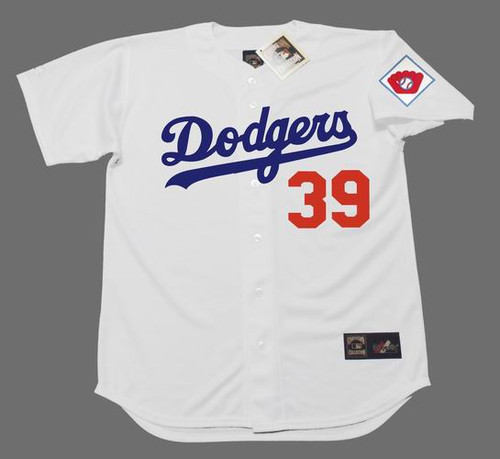 ROY CAMPANELLA Brooklyn Dodgers 1951 Home Majestic Baseball Throwback Jersey - FRONT
