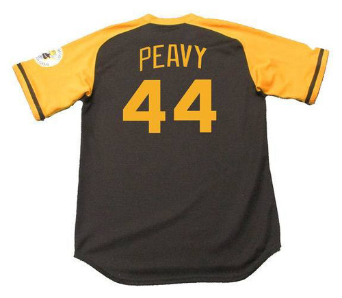 JAKE PEAVY San Diego Padres 1978 Away Majestic Throwback Baseball Jersey - BACK