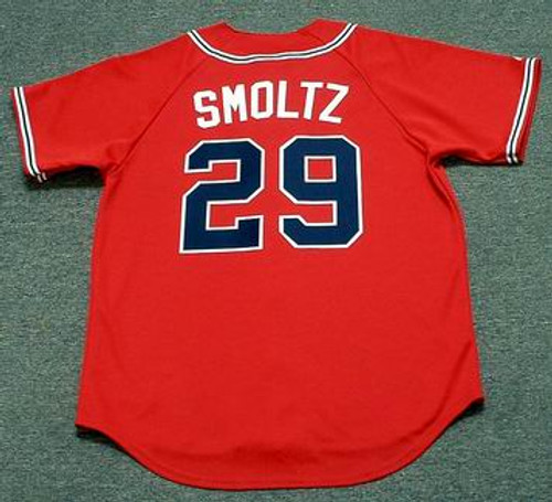 JOHN SMOLTZ Atlanta Braves 2006 Majestic Throwback Alternate Baseball Jersey