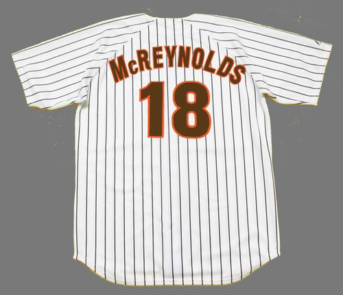 KEVIN McREYNOLDS San Diego Padres 1986 Majestic Cooperstown Home Jersey