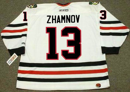 ALEX ZHAMNOV Chicago Blackhawks 2002 CCM Throwback Home NHL Hockey Jersey