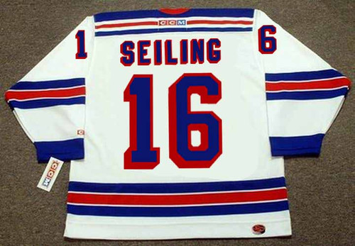 ROD SEILING New York Rangers 1972 CCM Throwback Home Hockey Jersey