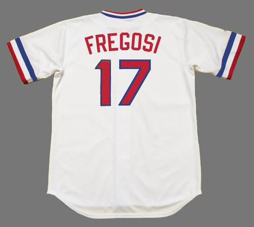 JIM FREGOSI Texas Rangers 1974 Majestic Cooperstown Home Baseball Jersey