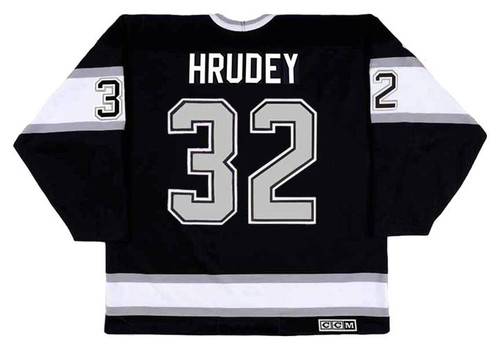 KELLY HRUDEY Los Angeles Kings 1993 Away CCM Throwback NHL Hockey Jersey - BACK