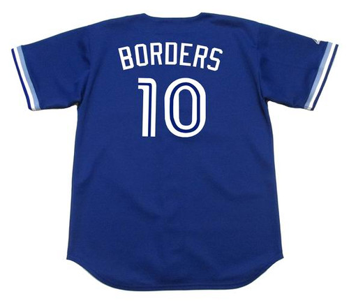 PAT BORDERS Toronto Blue Jays 1994 Majestic Throwback Baseball Jersey