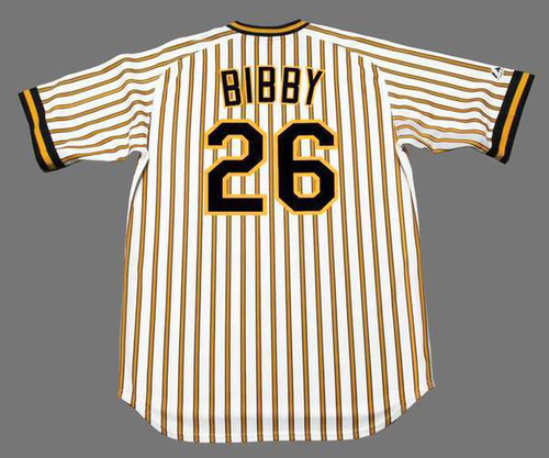 JIM BIBBY Pittsburgh Pirates 1978 Majestic Cooperstown Home Baseball Jersey