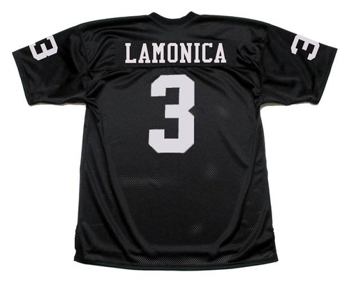 DARYLE LAMONICA Oakland Raiders 1970 Throwback Home NFL Football Jersey - BACK