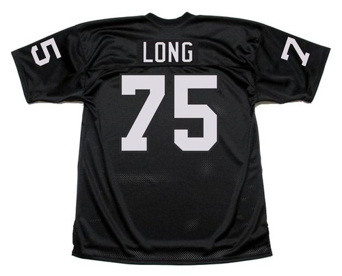 HOWIE LONG Los Angeles Raiders 1983 Throwback Home NFL Football Jersey - BACK