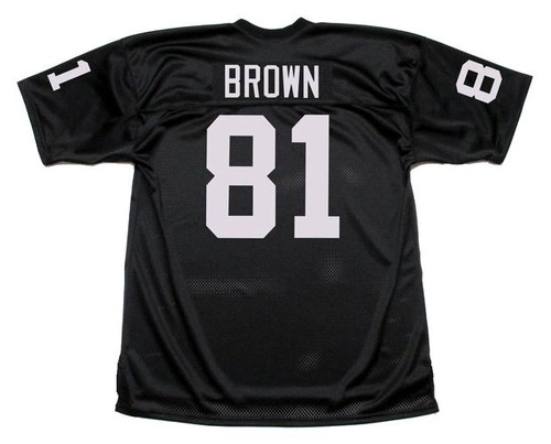 TIM BROWN Los Angeles Raiders 1992 Home Throwback NFL Football Jersey - BACK