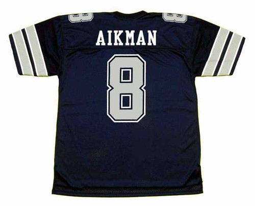 TROY AIKMAN Dallas Cowboys 1992 Throwback NFL Football Jersey - BACK