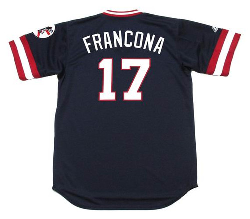 Francisco Lindor 1970's Cleveland Indians Cooperstown Throwback Baseball  Jersey