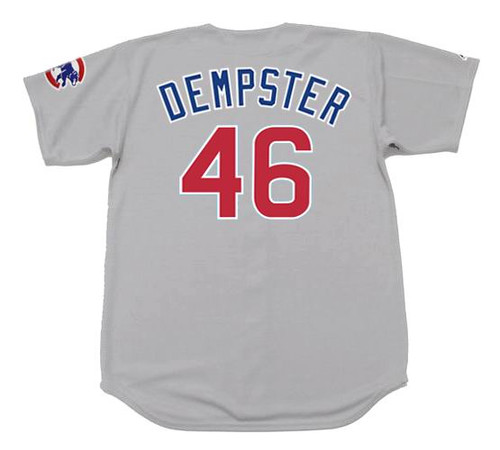 RYAN DEMPSTER Chicago Cubs 2008 Majestic Throwback Away Baseball Jersey