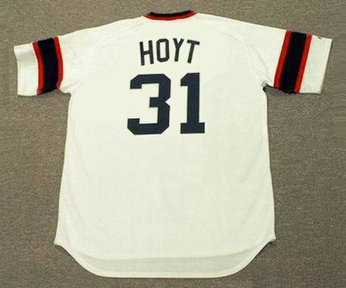 LA MARR HOYT Chicago White Sox 1983 Home Majestic Throwback Baseball Jersey