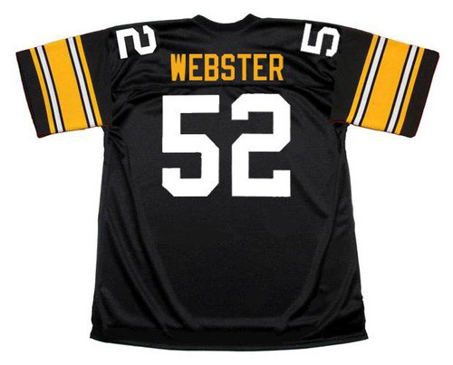 MIKE WEBSTER Pittsburgh Steelers 1979 Throwback Home NFL Football Jersey - BACK