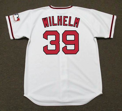HOYT WILHELM California Angels 1969 Majestic Cooperstown Home Baseball Jersey