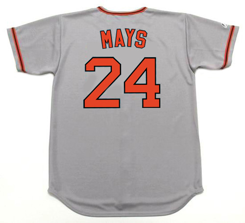 Men's San Francisco Giants Willie Mays Mitchell & Ness Cream Home 1954  Authentic Jersey