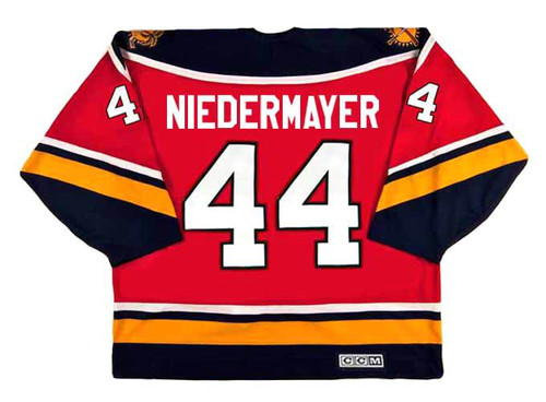 1996 Away CCM Throwback ROB NIEDERMAYER  Vintage Panthers Jersey - BACK