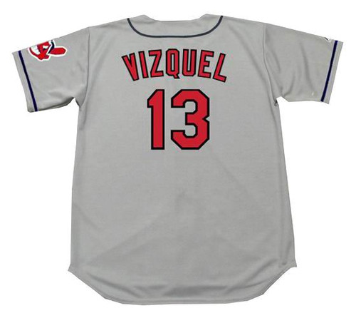 MAJESTIC | OMAR VIZQUEL Cleveland Indians 1997 Throwback Baseball