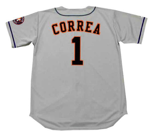 CARLOS CORREA Houston Astros Majestic Away Baseball Jersey - BACK