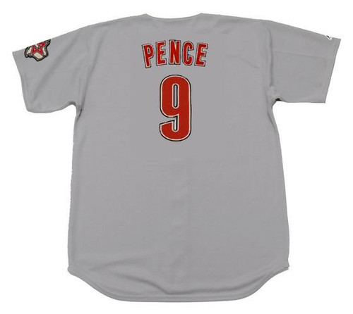 HUNTER PENCE Houston Astros 2008 Majestic Throwback Away Baseball Jersey