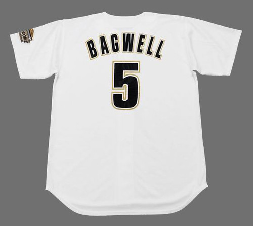 JEFF BAGWELL Houston Astros 1994 Majestic Throwback Home Baseball Jersey