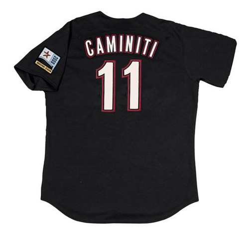 1987-92 Houston Astros Ken Caminiti #11 Game Used Cream Jersey 42 DP23563