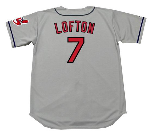 KENNY LOFTON Cleveland Indians 1996 Majestic Throwback Away Baseball Jersey