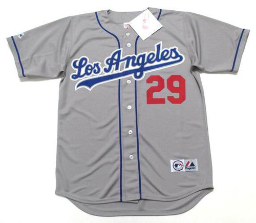 ADRIAN BELTRE Los Angeles Dodgers 1999 Away Majestic MLB Throwback Jersey - FRONT