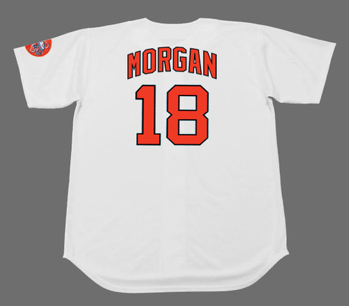 JOE MORGAN Houston Astros 1971 Majestic Cooperstown Home Baseball Jersey